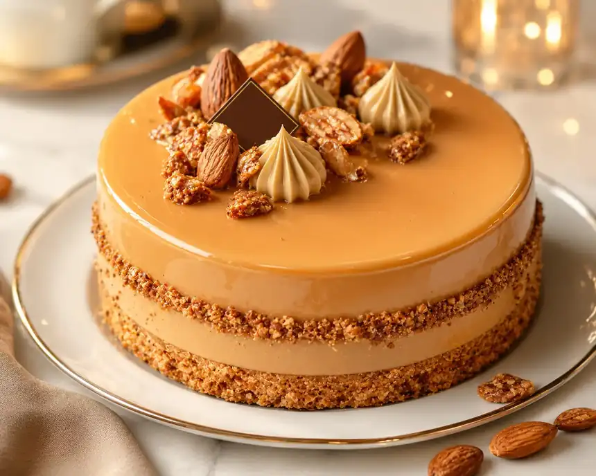 Entremets praliné glacé