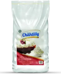 Préparation crème chantilly